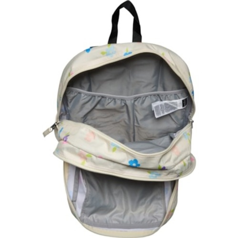 NWT JanSport Duo Pack Backpack Floral Cutout Cream Multi 32L BACK T SCHOOL - Picture 2 of 11